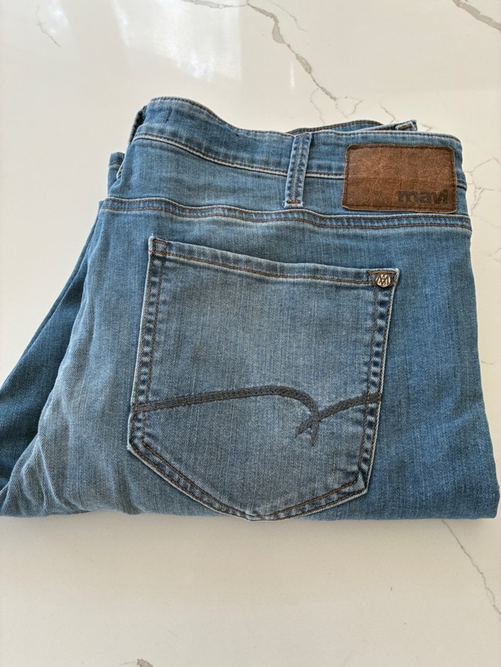 GUC Mavi Men's Slim Straight Jeans in Blue